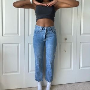 brandy melville jeans| mid wash| size small 0-2